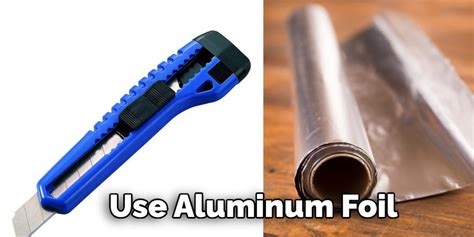 sharpen paper cutter aluminum foil